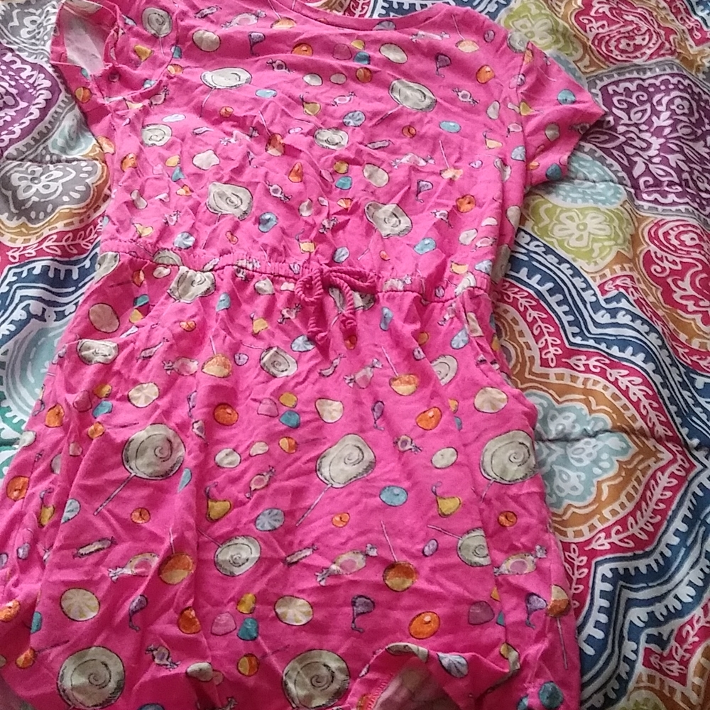 Pink cany jump suit
